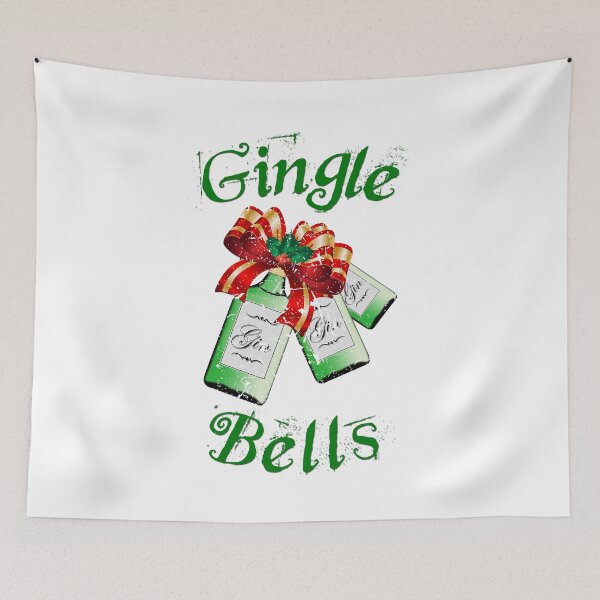 Item preview, Gingle Bells funny Christmas design for gin lovers designed and sold by ThreadlyAndCo.