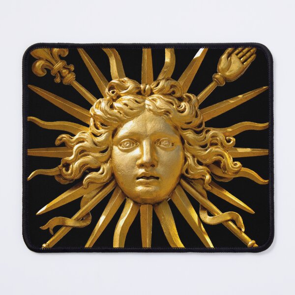 Item preview, Symbol of Louis XIV the Sun King - Black Background designed and sold by Ulysse Pixel.