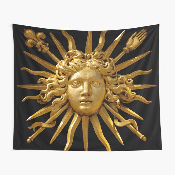 Greek God of the Sun Masquerade Mask, Louis XIV Sun Emblem Mens