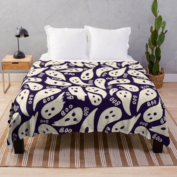 Item preview, Dark Navy Cute Ghosts designed and sold by ArtforSoul21.