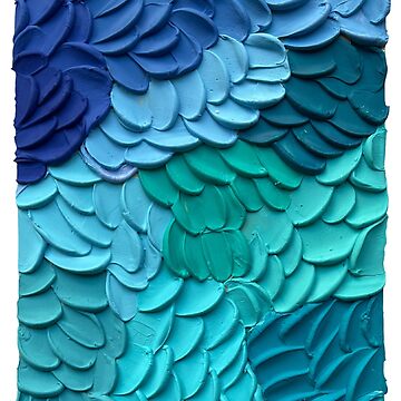 Dragon Textured Thick Acrylic Paint, Vibrant Colors Magnet for Sale by  Dorsadaf M