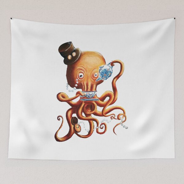Item preview, Octopus Tea Time ii designed and sold by Ashtox.