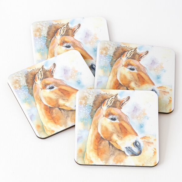 Item preview, Horse watercolor painting designed and sold by Animanu.