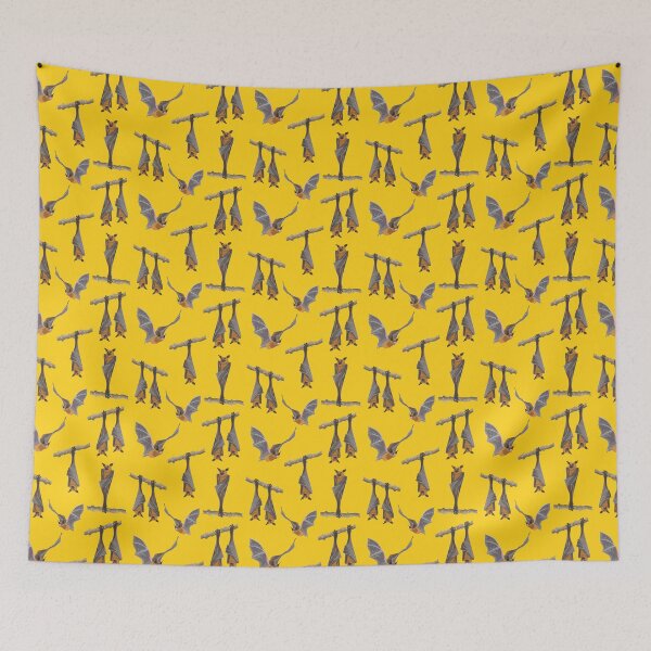 Item preview, BAT PATTERN YELLOW designed and sold by Catastroish.