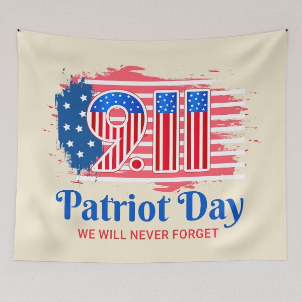 Artikelvorschau, Ein Design mit der amerikanischen Flagge 9.11 Patriot Day  entworfen und verkauft von velisani.