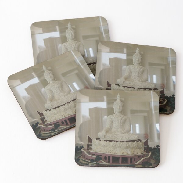 Item preview, White Buddha statue on the mountain Mukdahan Province, Thailand designed and sold by March Rider.
