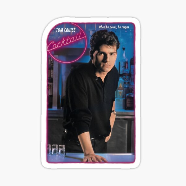 Tom Cruise- Cocktail Sticker