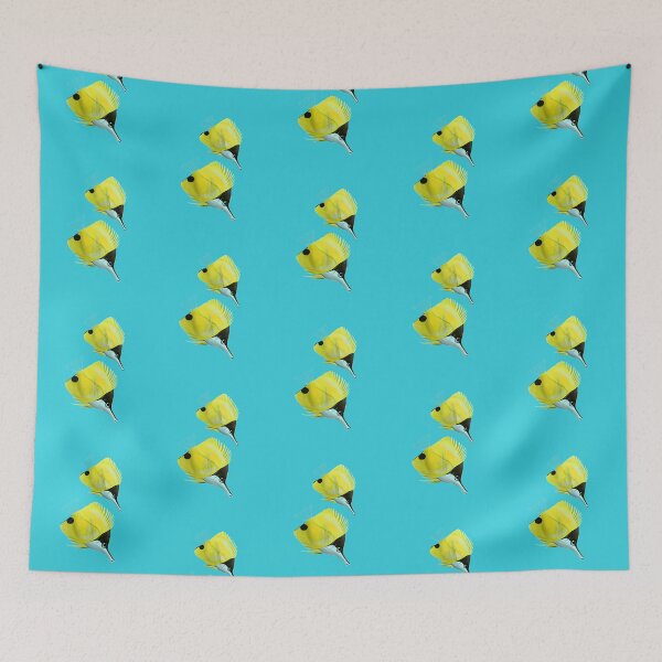 Item preview, Yellow Longnose Butterflyfish designed and sold by JeMiChi Art.