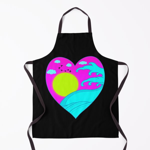 Item preview, heart, waves, sun, landscape designed and sold by magicmandy.