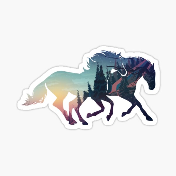 Item preview, Nightsky forest horses designed and sold by Brownies22.