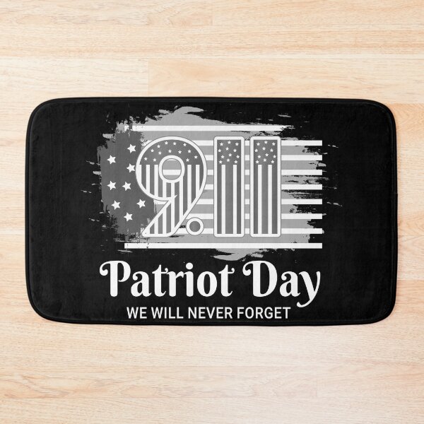 Item preview, A design featuring the American flag 9.11 Patriot Day in grey designed and sold by velisani.