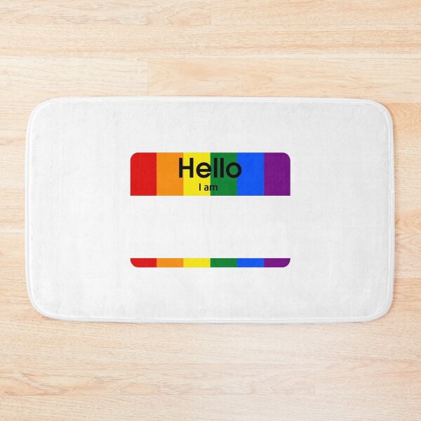 Item preview, Hello I Am PRIDE Blank Name Tag designed and sold by everything4eva.
