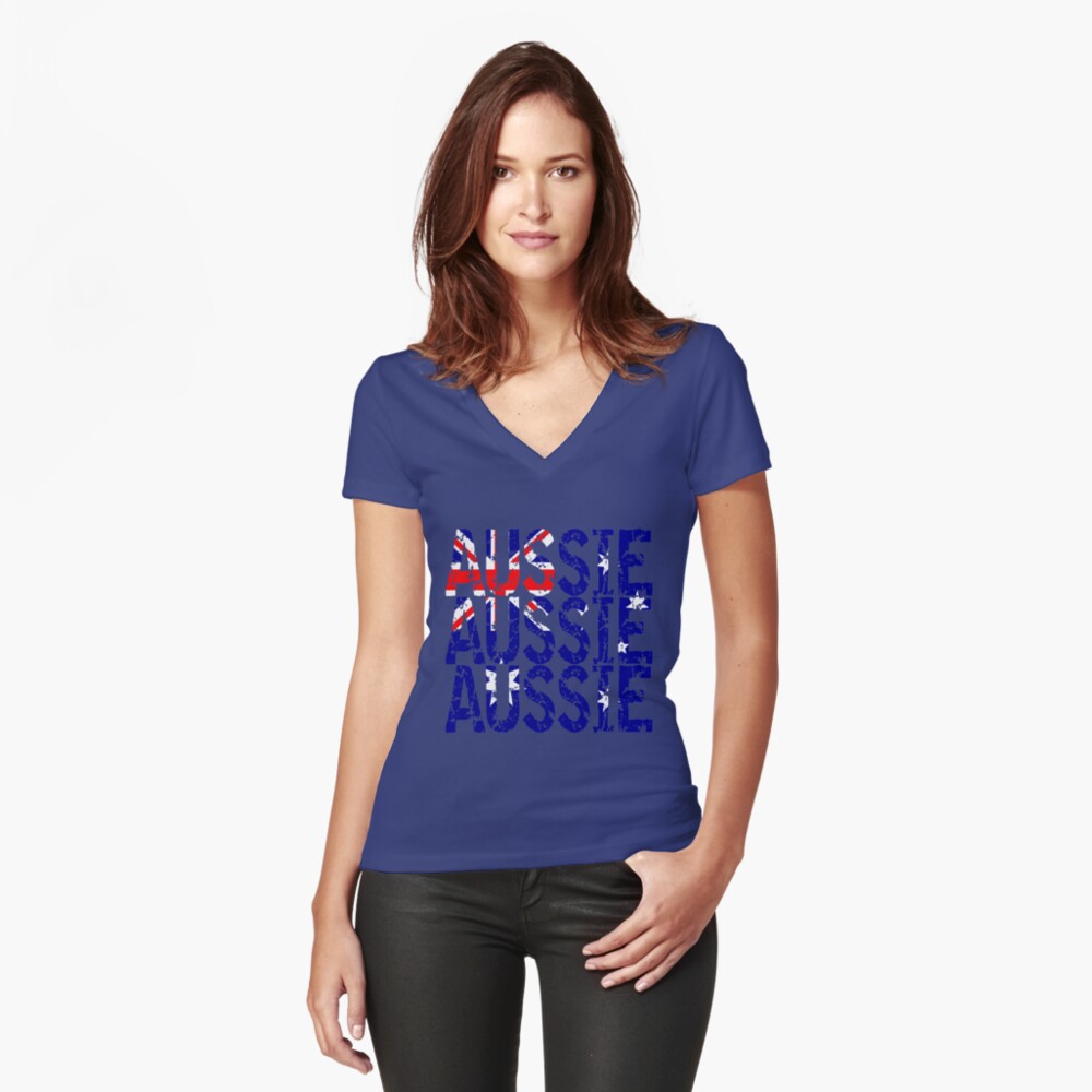 Item preview, Fitted V-Neck T-Shirt designed and sold by EthosWear.