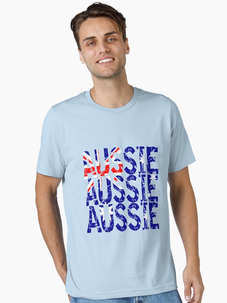 Thumbnail 1 of 7, Essential T-Shirt, Aussie Aussie Aussie Flag designed and sold by EthosWear.