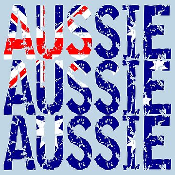 Artwork thumbnail, Aussie Aussie Aussie Flag by EthosWear
