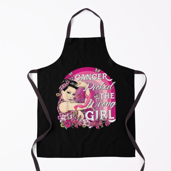 Item preview, Cancer Picked The Wrong Girl Breast Cancer Awareness Flower designed and sold by Axelhellquis.