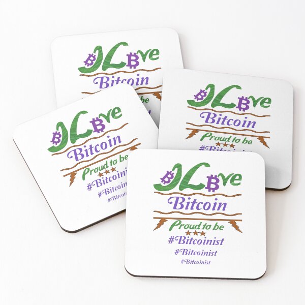 Item preview, I love bitcoin, proud to be bitcoinist,...   designed and sold by Chakilogy.