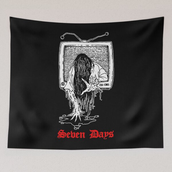 Item preview, The Ring Horror Movie Samara Seven Days Halloween designed and sold by JACOBBWILLIAM.