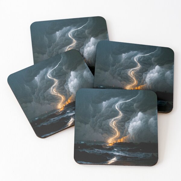 Item preview, Stormy Night at Sea designed and sold by Kazaiart.