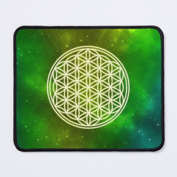 Item preview, Flower of life | Sacred Geometry | Green Nebula designed and sold by ghost888.