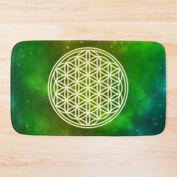 Item preview, Flower of life | Sacred Geometry | Green Nebula designed and sold by ghost888.