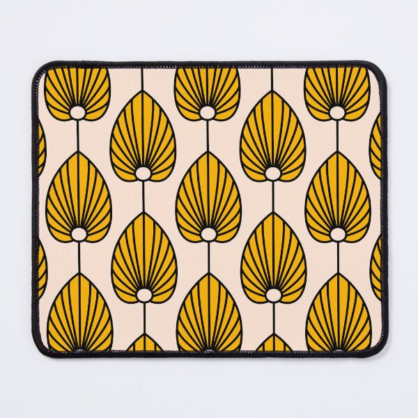 Item preview, Art Deco Pattern no 38 - Yellow Vintage Motif Decoration designed and sold by Millusti.