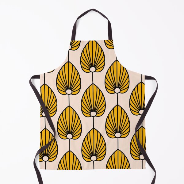 Item preview, Art Deco Pattern no 38 - Yellow Vintage Motif Decoration designed and sold by Millusti.