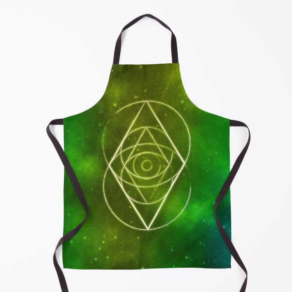 Item preview, Vesica Piscis | Sacred Geometry | Green Nebula designed and sold by ghost888.