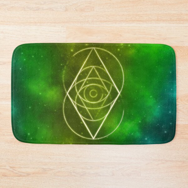 Item preview, Vesica Piscis | Sacred Geometry | Green Nebula designed and sold by ghost888.
