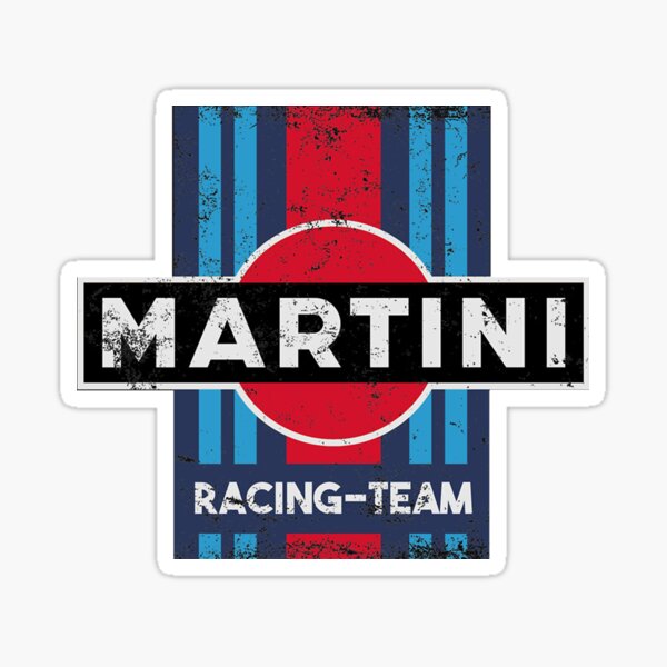équipe de course de martini Sticker
