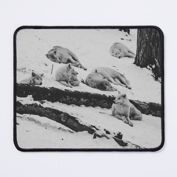 Item preview, Wolves on snow designed and sold by JHcolors.