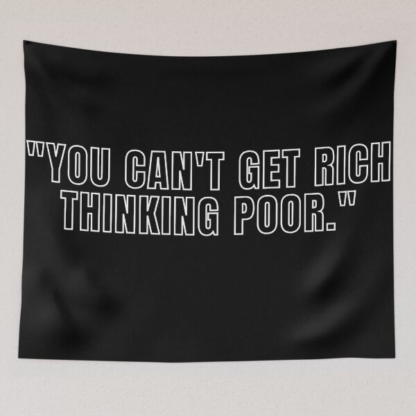 Item preview, You Can't Get Rich Thinking Poor 2 designed and sold by KingsManKind.