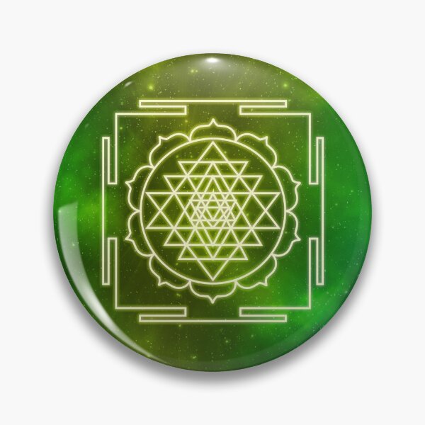 Item preview, Sri Yantra | Sacred Geometry | Green Nebula designed and sold by ghost888.