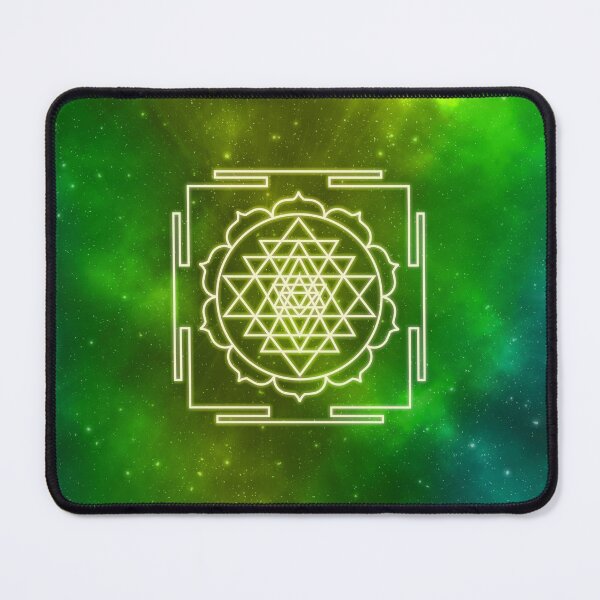 Item preview, Sri Yantra | Sacred Geometry | Green Nebula designed and sold by ghost888.