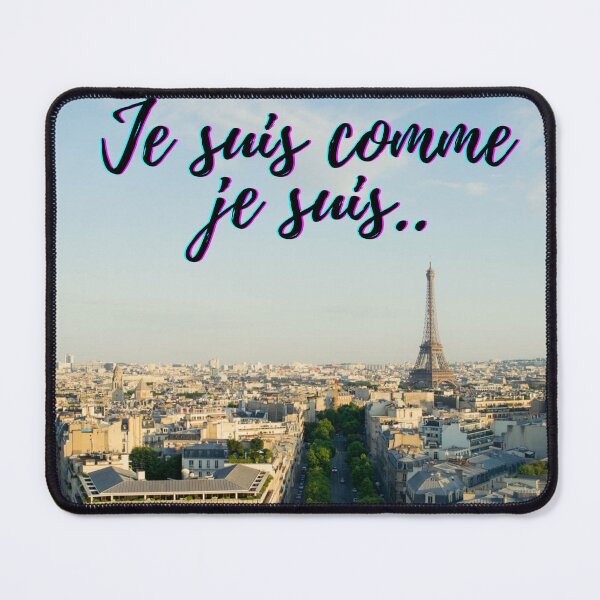 Item preview, I am what I am - popular french quotes theme gifts designed and sold by RebelliousRosee.