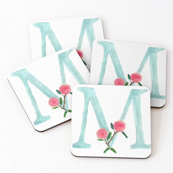 Item preview, Floral Letter M designed and sold by ninalatorre.