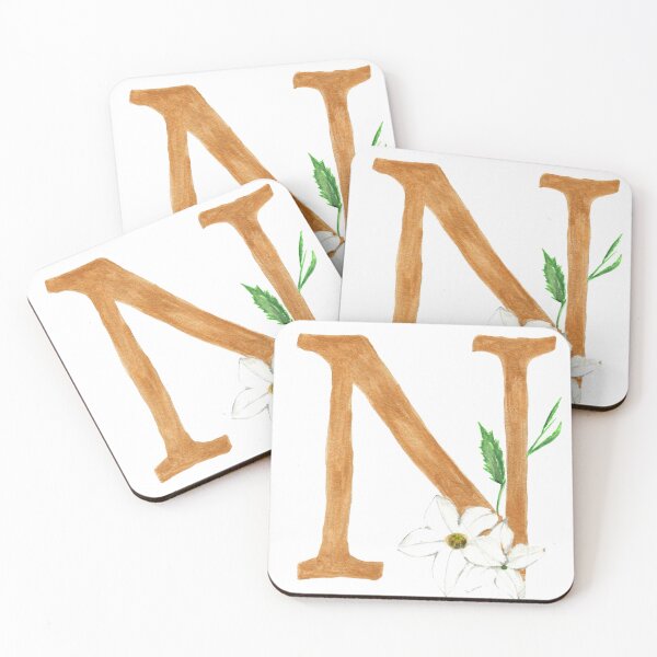 Item preview, floral letter N designed and sold by ninalatorre.
