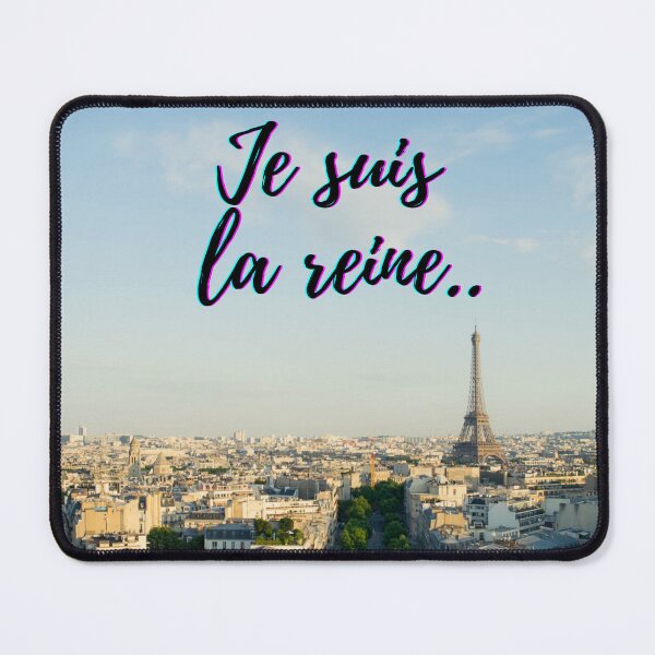 Item preview, I am the queen - popular french quotes theme gifts designed and sold by RebelliousRosee.