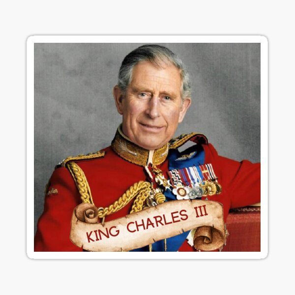 King Charles III Sticker