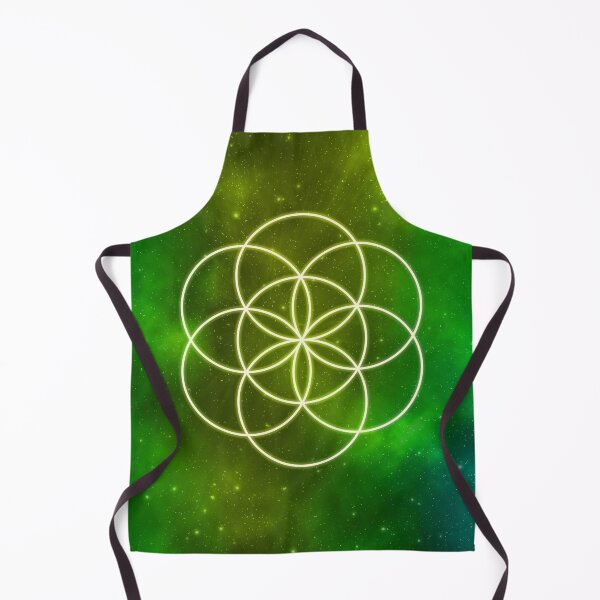 Item preview, Seed of Life | Sacred Geometry | Green Nebula designed and sold by ghost888.