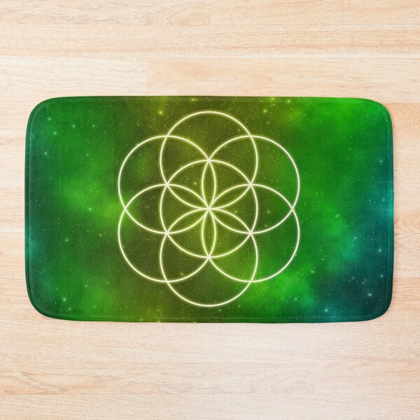 Item preview, Seed of Life | Sacred Geometry | Green Nebula designed and sold by ghost888.