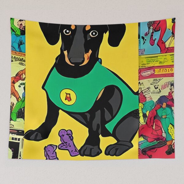 Item preview, Dachshund Comic designed and sold by RTrivella.