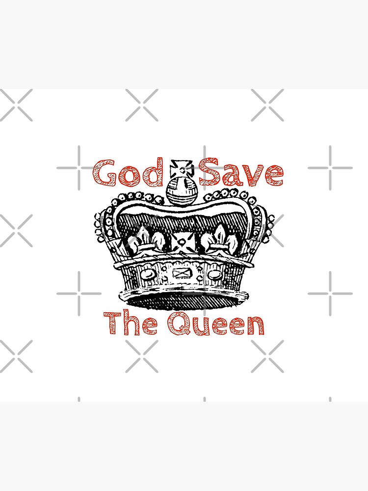 Disover God Save the Queen Shower Curtain