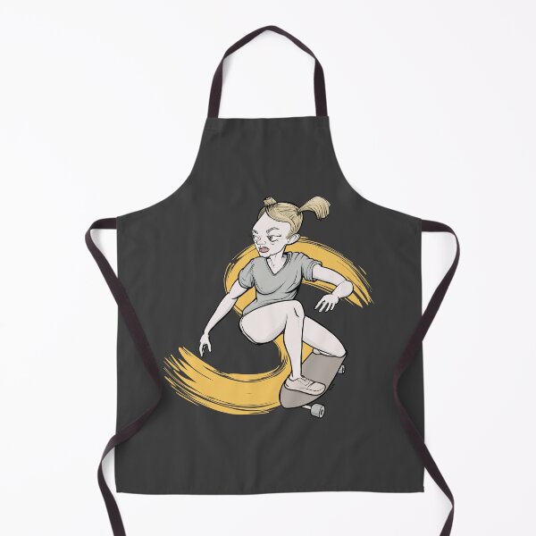Item preview, Skateboarding girl designed and sold by motylanoga.