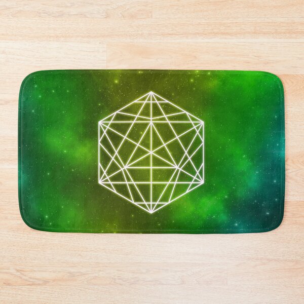 Item preview, Platonic Solid  | Sacred Geometry | Green Nebula designed and sold by ghost888.