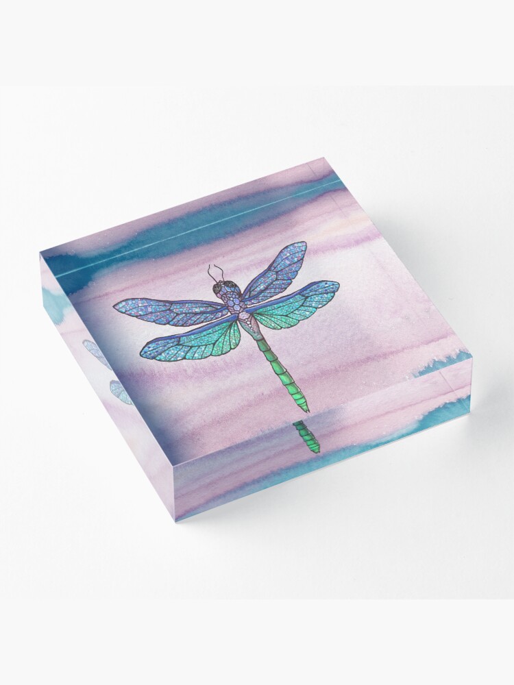 Alternate view of Dragonfly 2 Acrylic Block