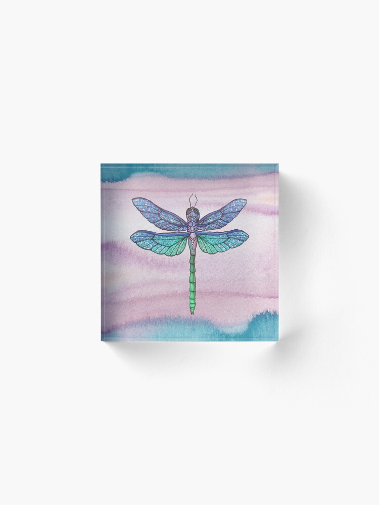 Alternate view of Dragonfly 2 Acrylic Block