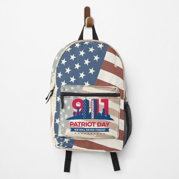 Item preview, A design featuring 911 and the Twin Towers with the words Patriot Day we will never forget designed and sold by velisani.