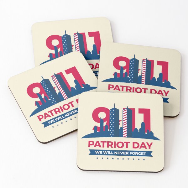 Item preview, A design featuring 911 and the Twin Towers with the words Patriot Day we will never forget designed and sold by velisani.