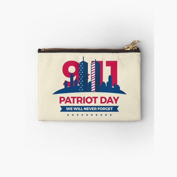 Item preview, A design featuring 911 and the Twin Towers with the words Patriot Day we will never forget designed and sold by velisani.